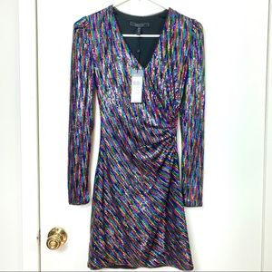 🚨SOLD 🌟 Showstopper Rainbow Sequin Dress NWT